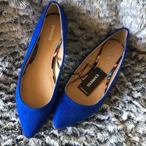 NWT Express Blue Flats